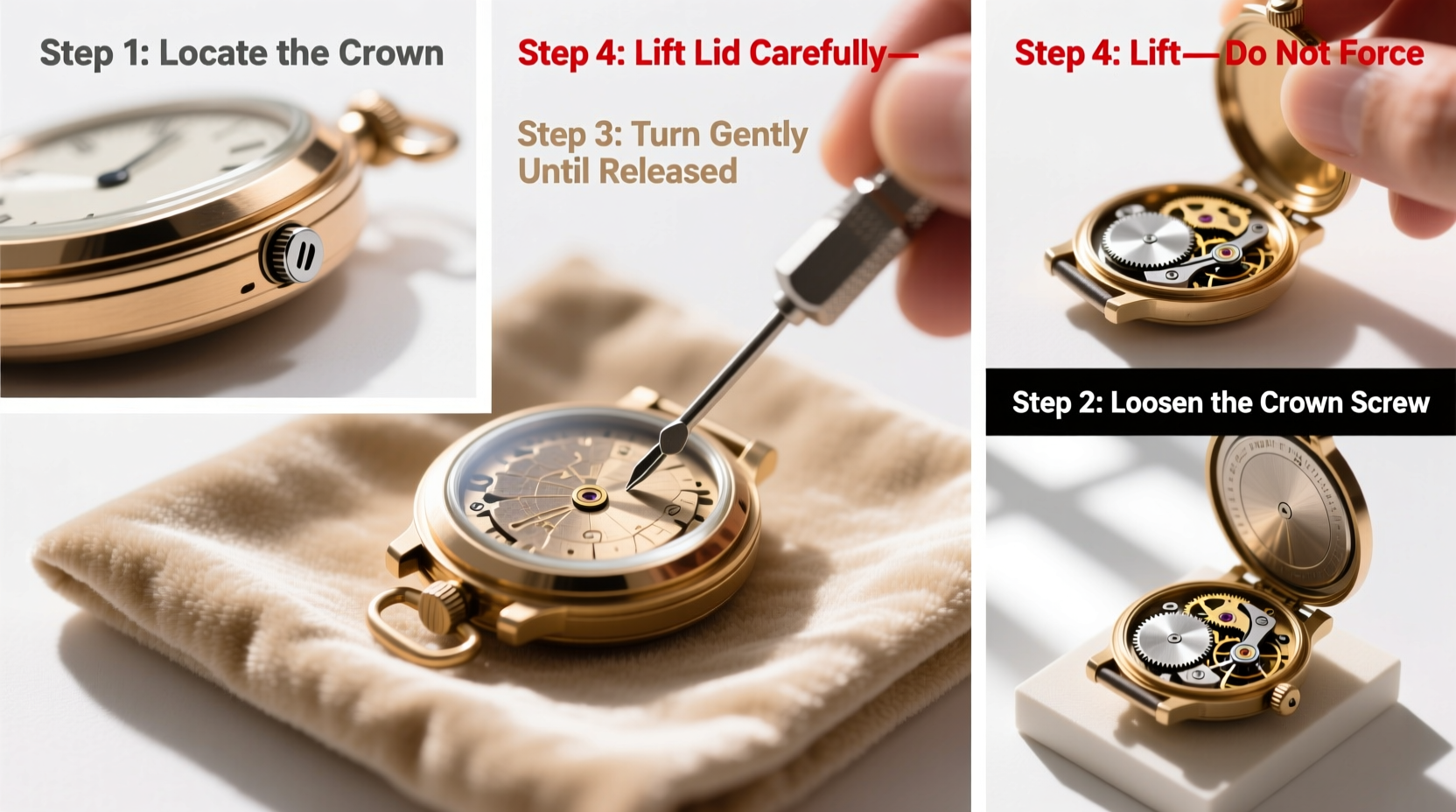 how to open a fossil watch a step by step guide for safe and easy access