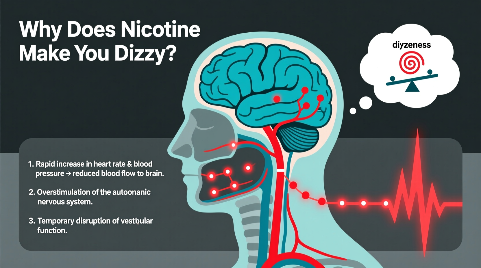 nicotine and dizziness why does nicotine make you dizzy