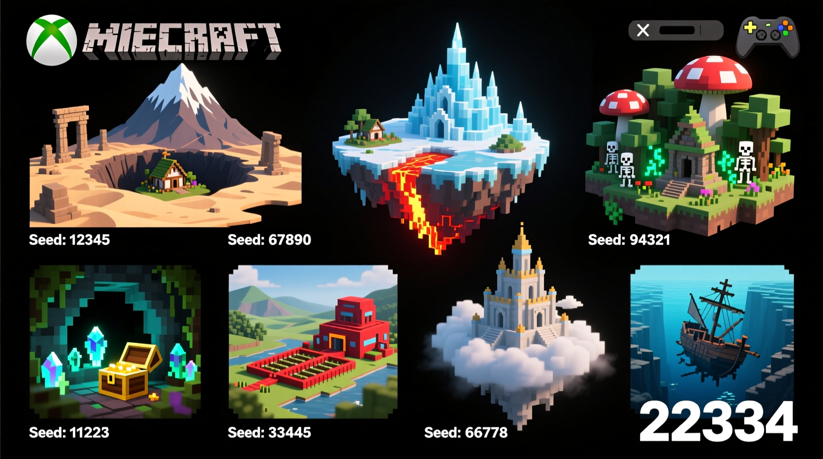 top 10 best seeds for minecraft xbox 360 edition with game console picks