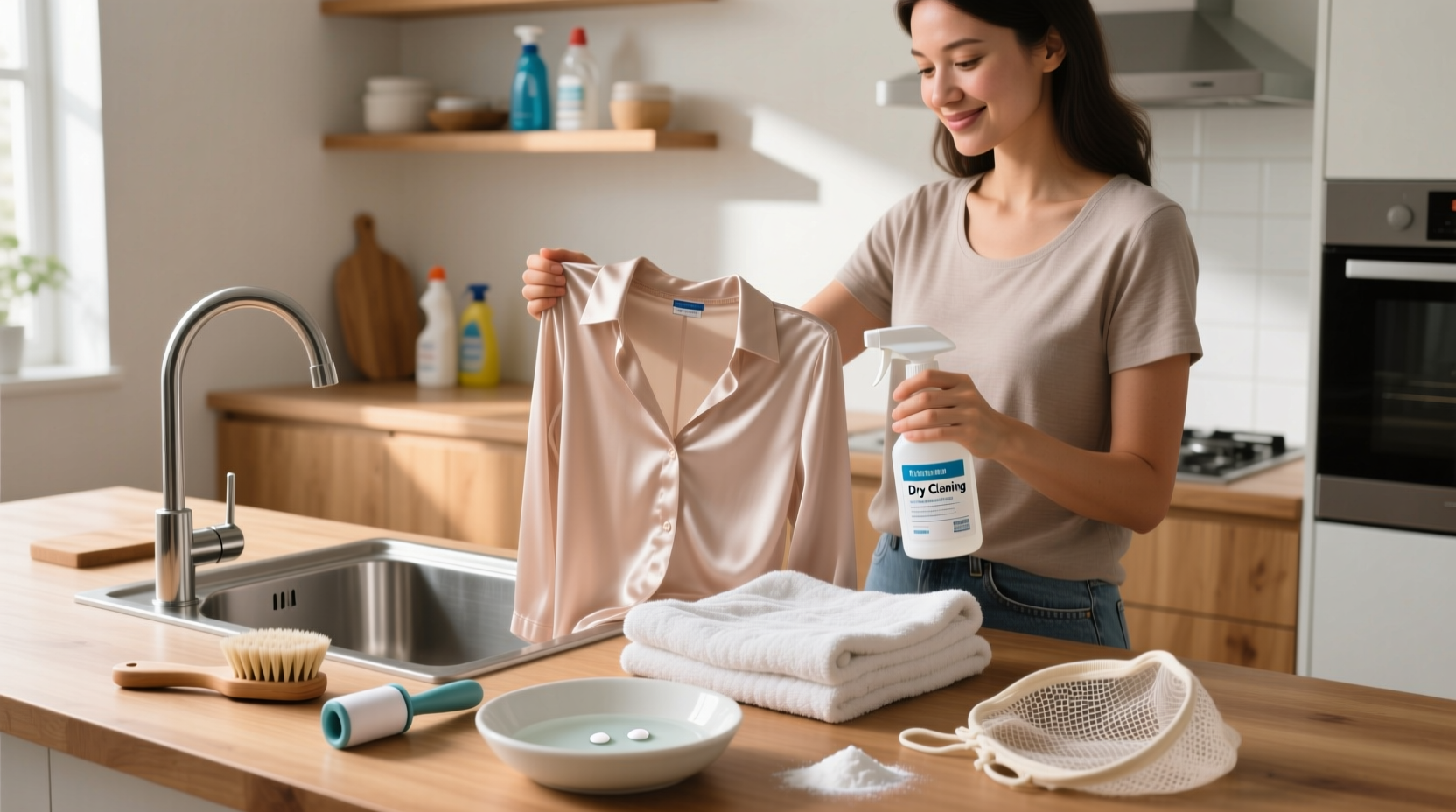 how to dry clean at home