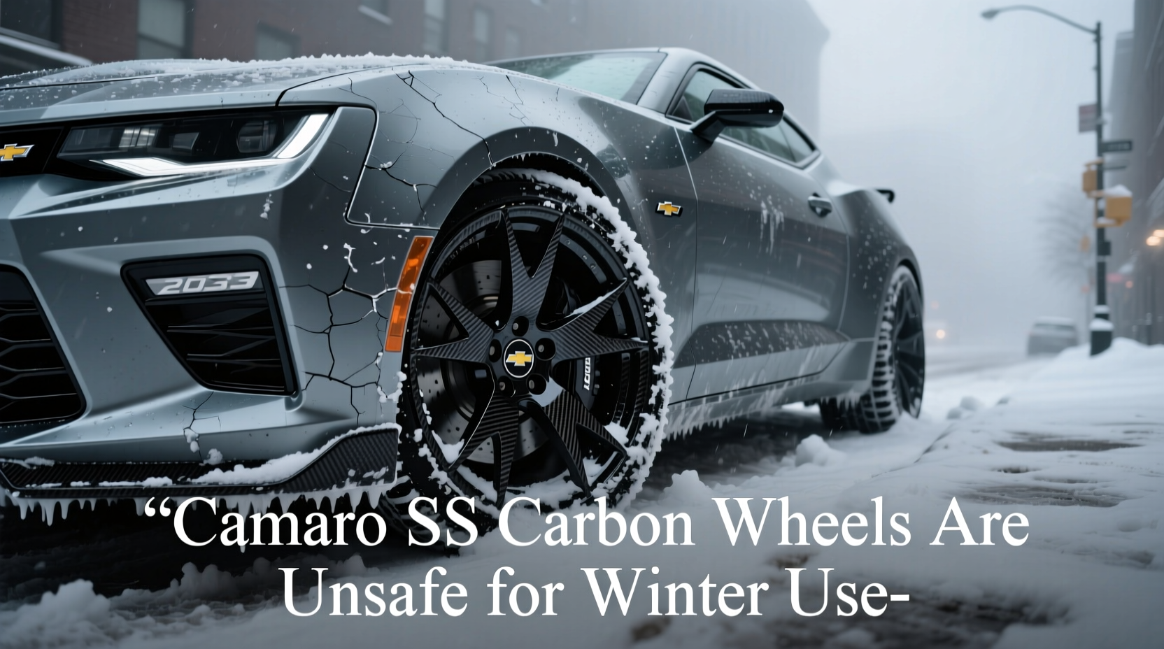 Camaro SS Carbon Wheels Are Unsafe for Winter Use