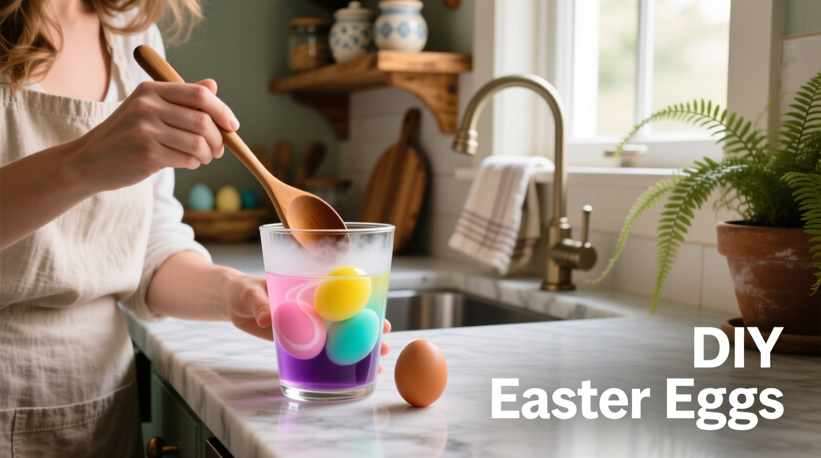 can you use glass cup to die easter eggs