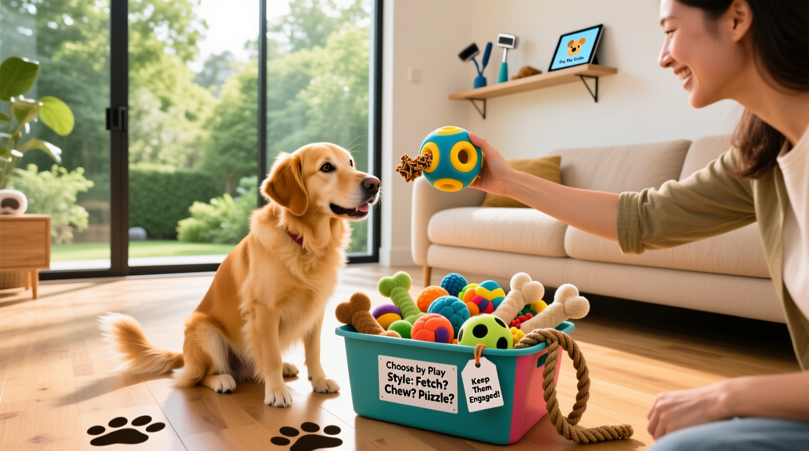 how to choose the perfect dog toy to keep your bored dog engaged and happy