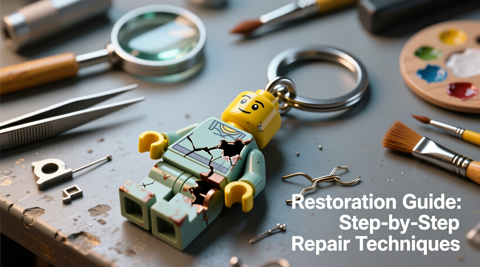 effective techniques to repair and restore your broken 3d minifigure keychain