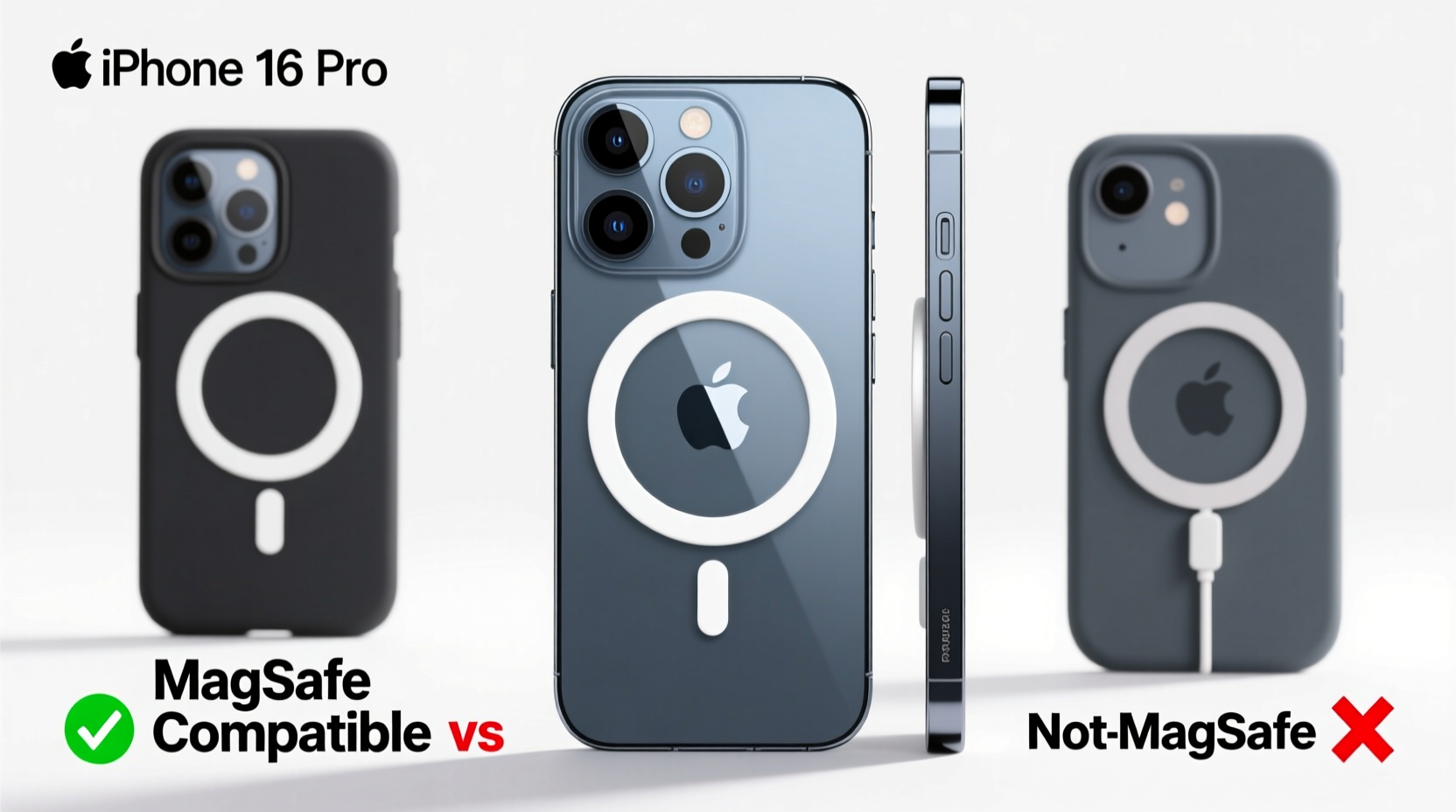 are iphone 16 pro magnetic cases basically the same as magsafe cases