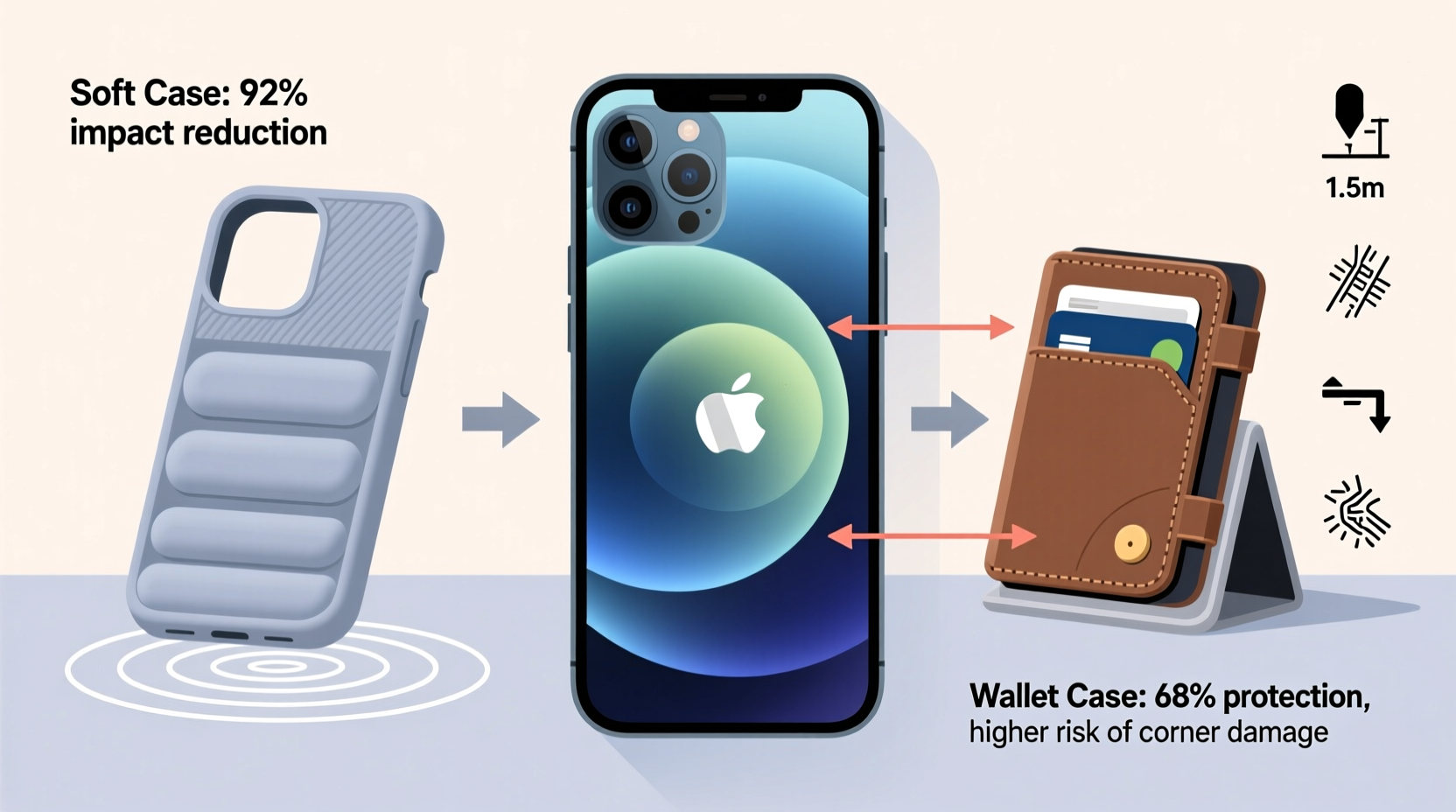 are soft phone cases actually safer than wallet cases or is it just hype