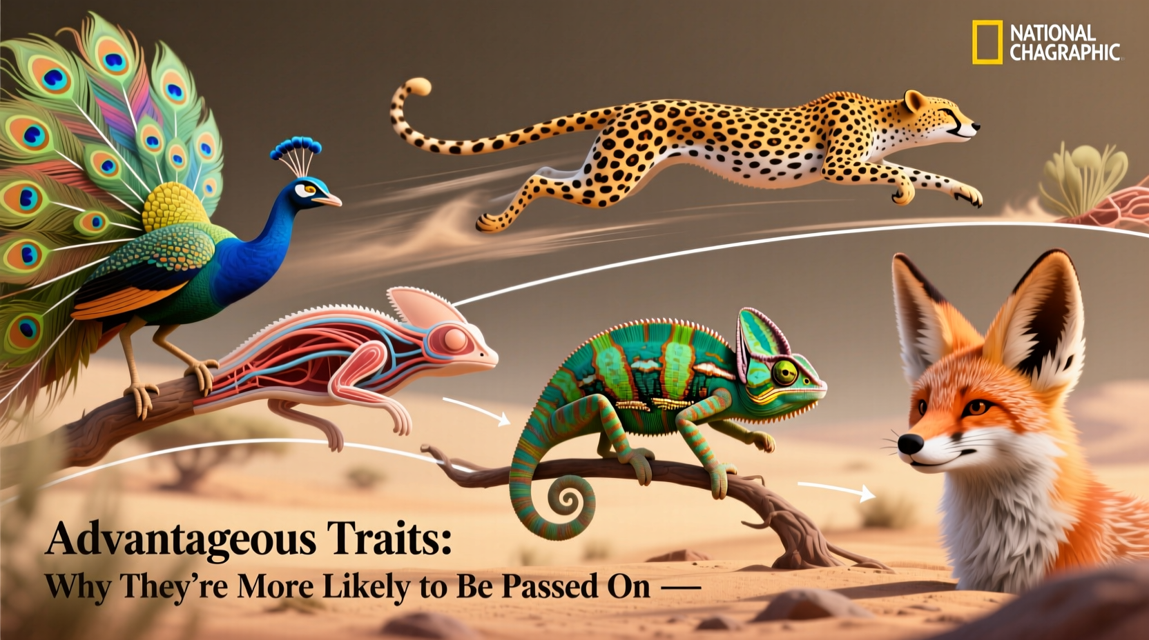 advantageous traits why theyre more likely to be passed on