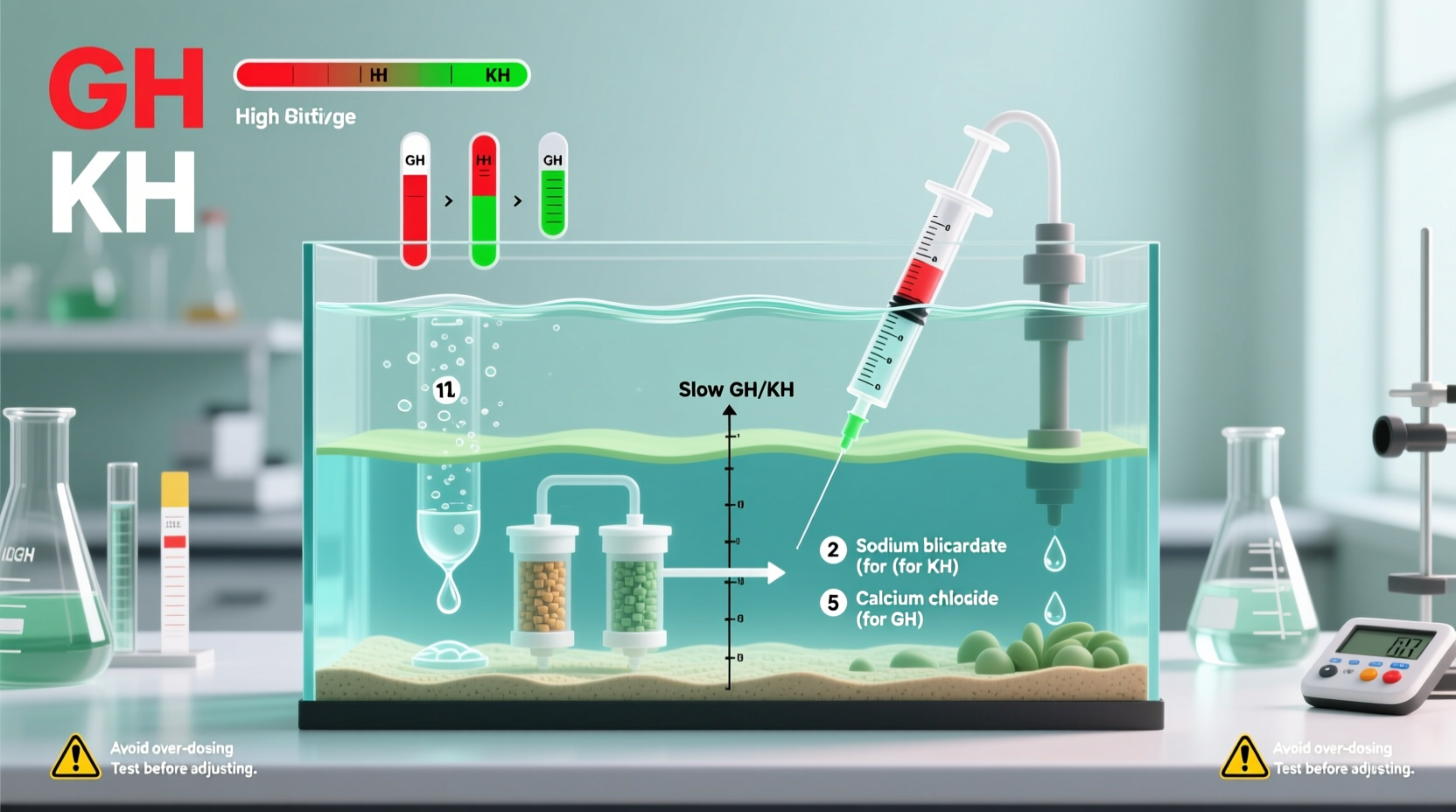 effective strategies to safely lower gh and kh levels in your aquarium