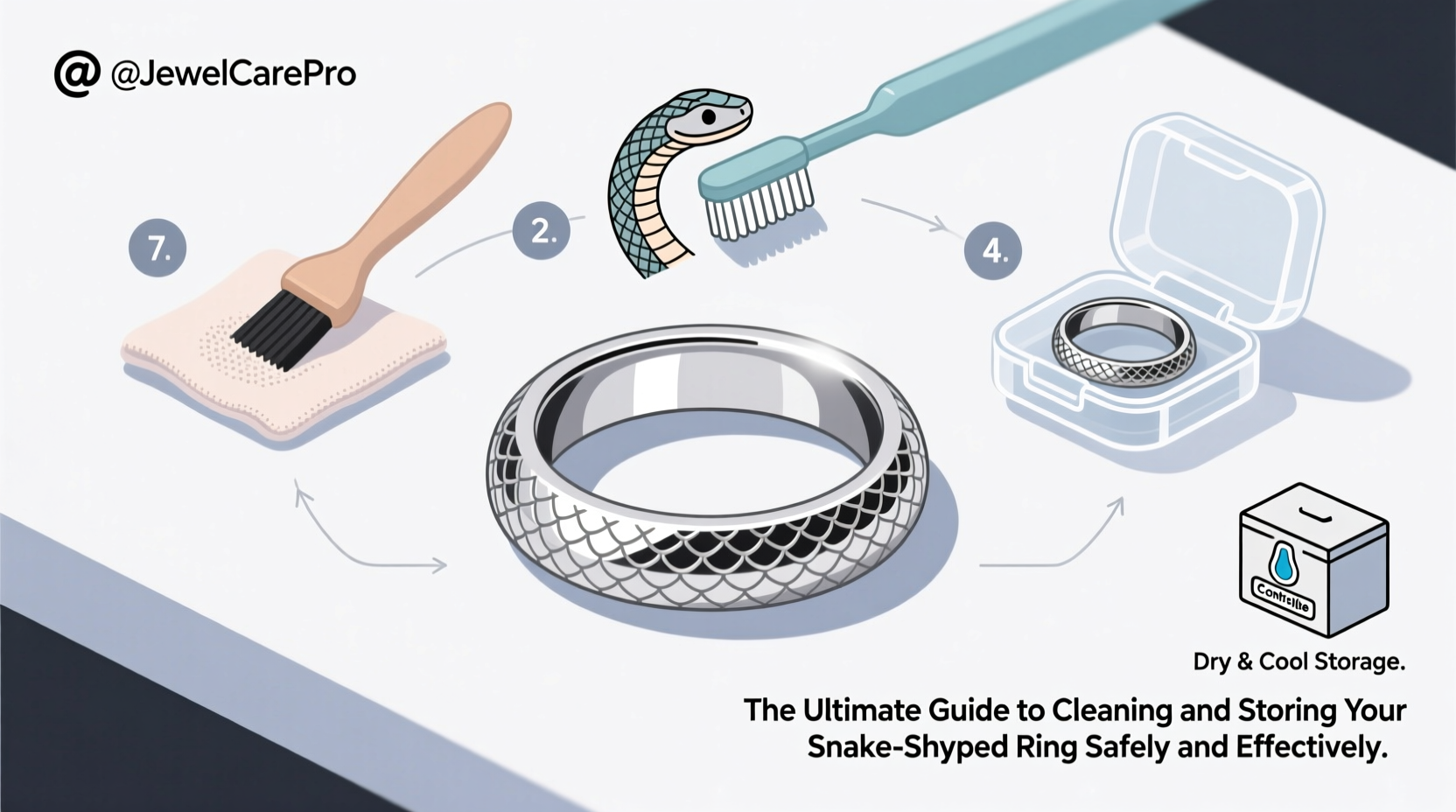 the ultimate guide to cleaning and storing your snake shaped ring safely and effectively