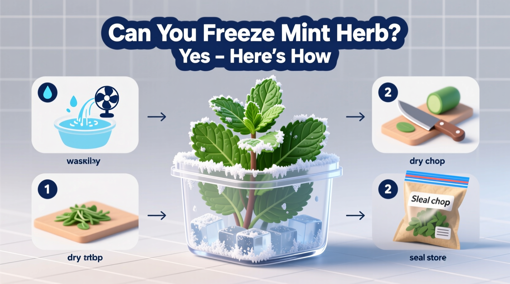 Can You Freeze Mint Herb? Yes – Here's How