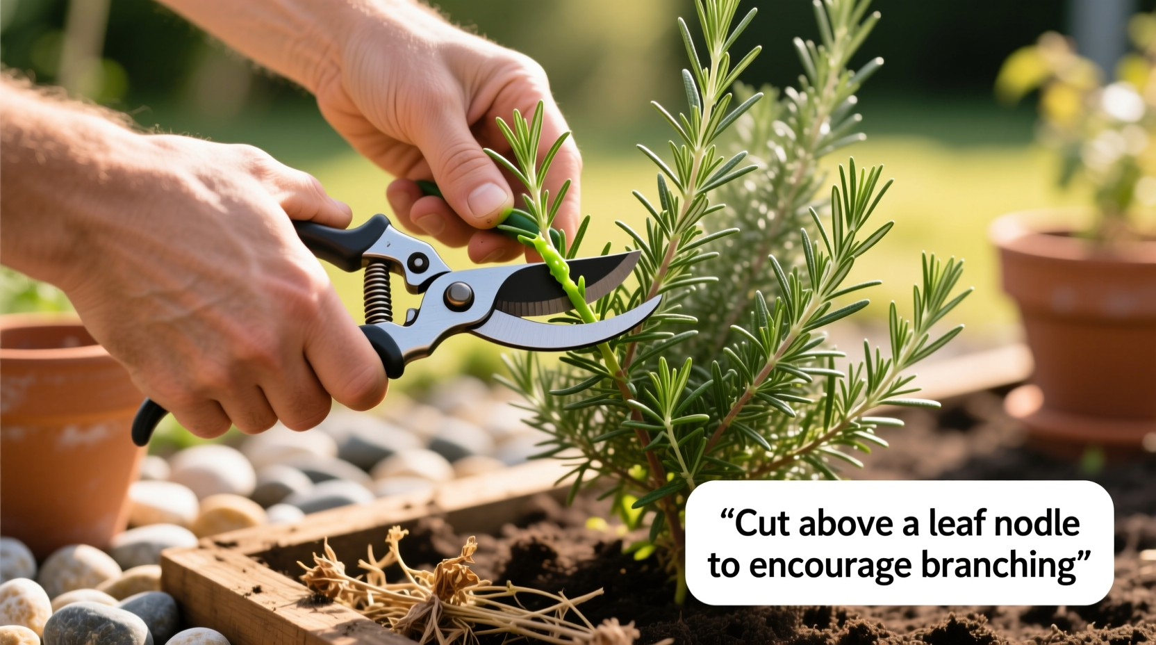 How to Cut Back Rosemary Properly
