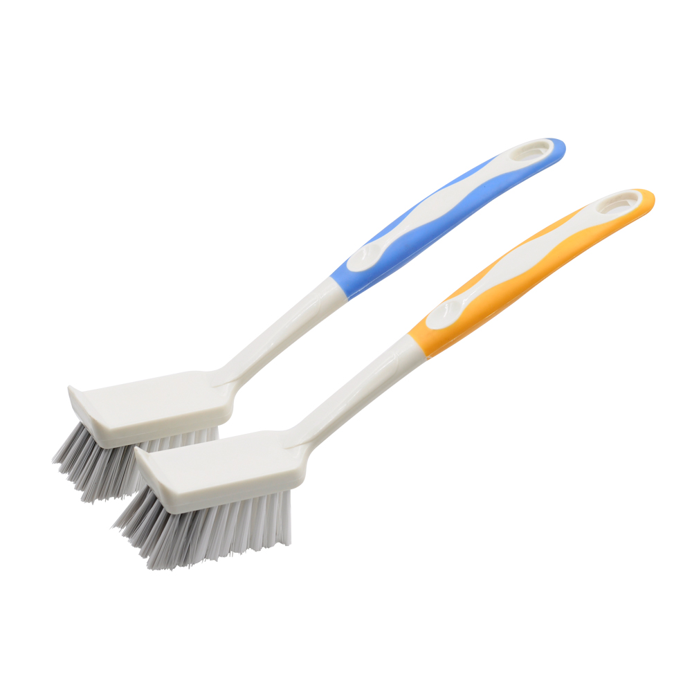 Economic kitchen pan/sink/pot/dish clean brush with PET brush head