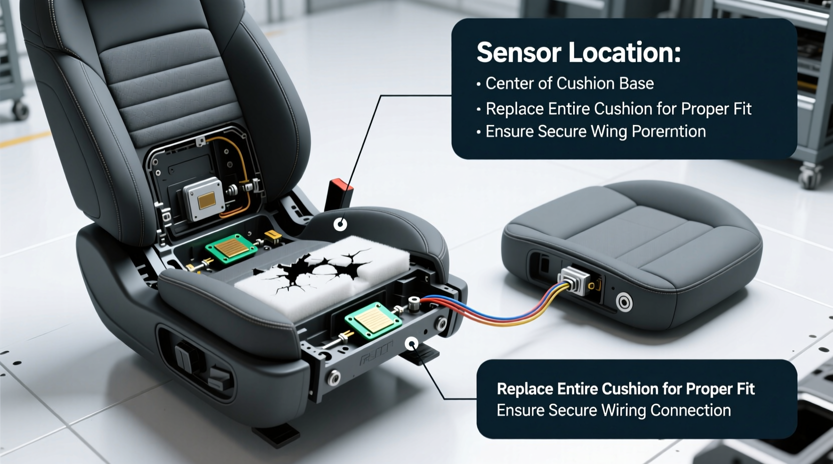 2016 explorer seat sensor install