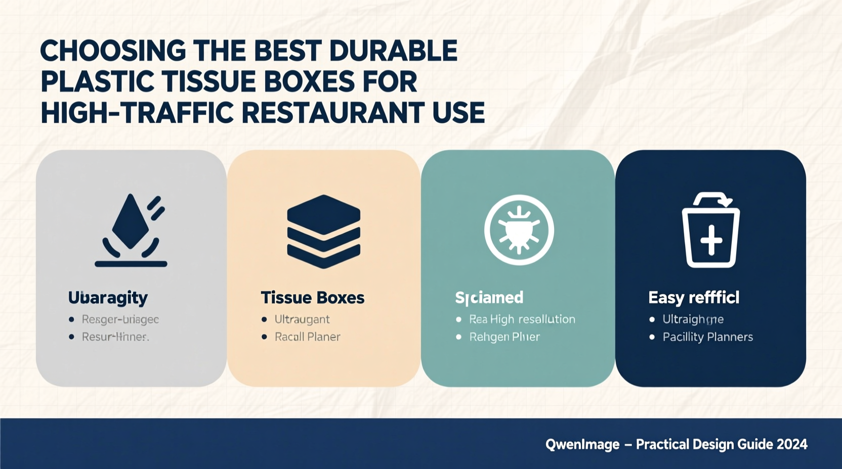 choosing the best durable plastic tissue boxes for high traffic restaurant use a practical guide