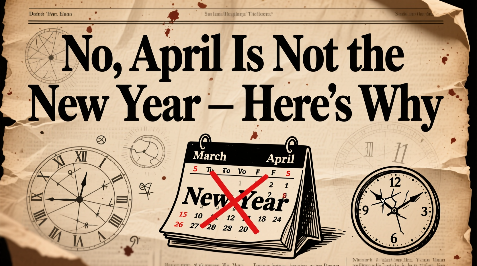 is april the new year