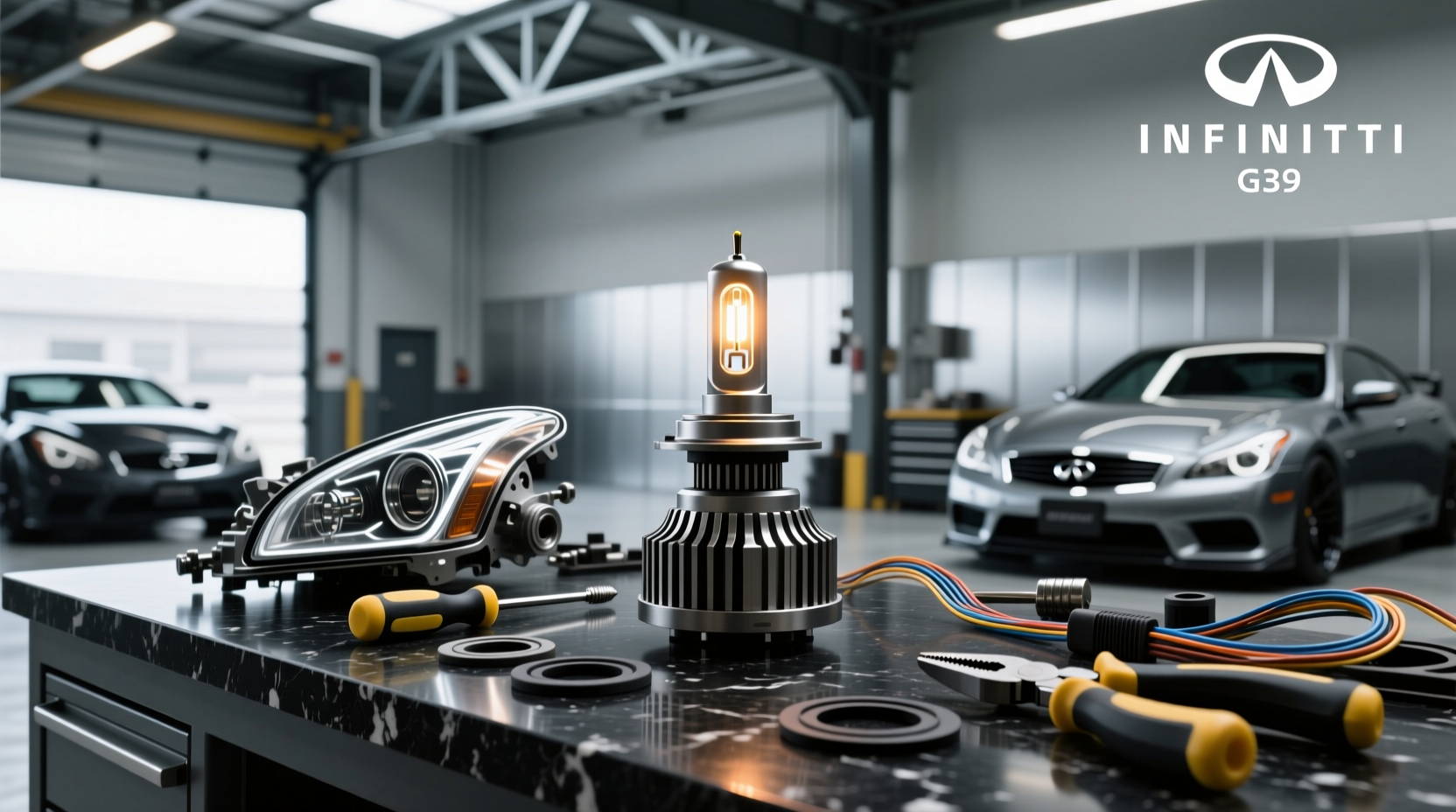 How to Replace Infiniti G35 Headlight Bulb (2003–2007)