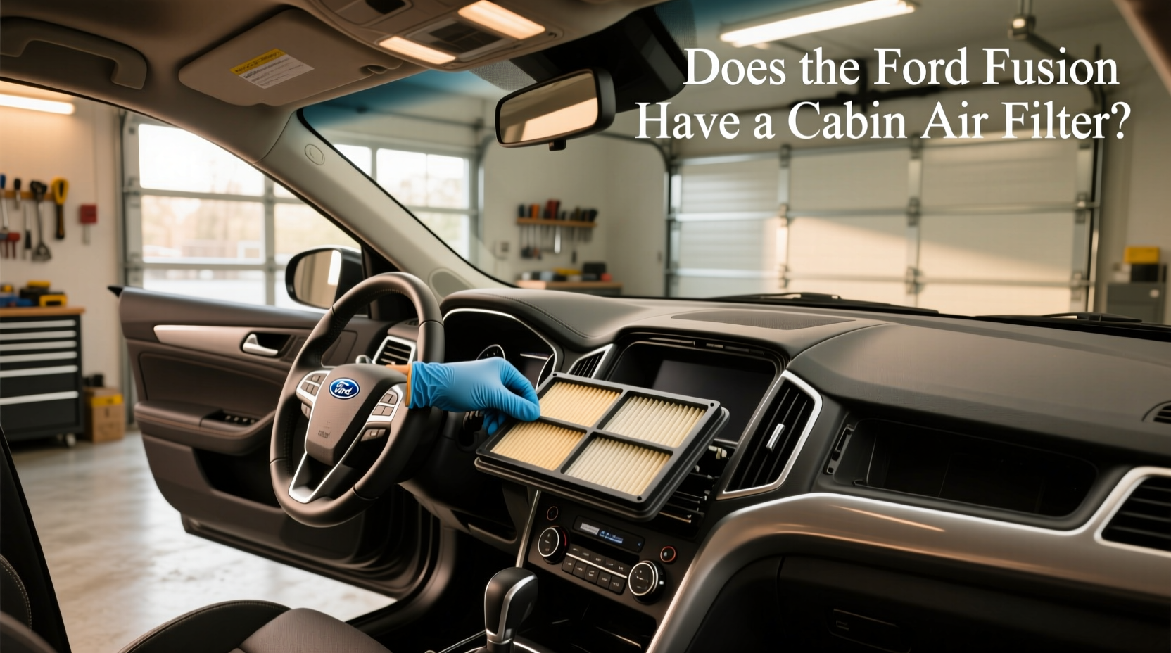 Ford Fusion cabin air filter replacement process