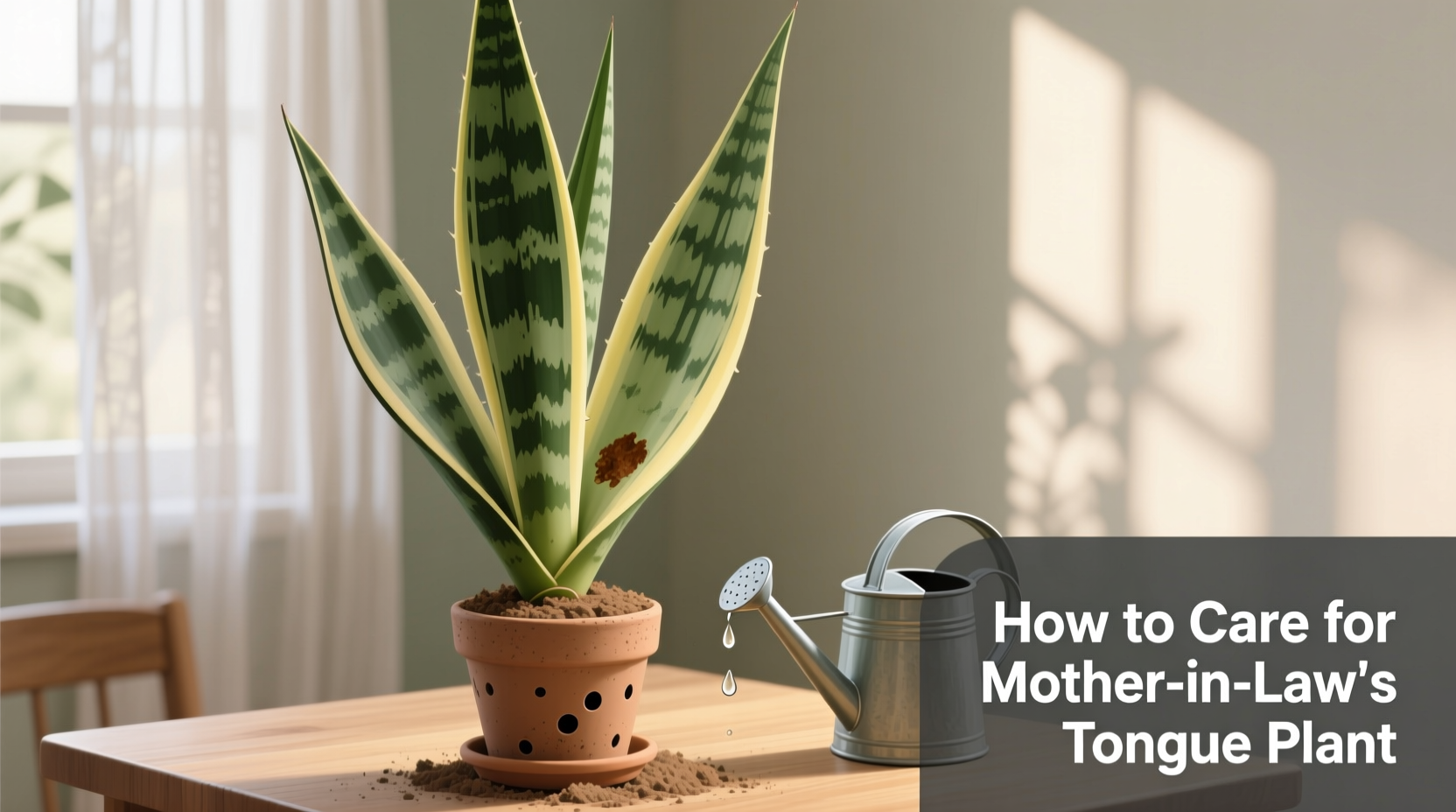 How to Care for Mother-in-Law's Tongue Plant