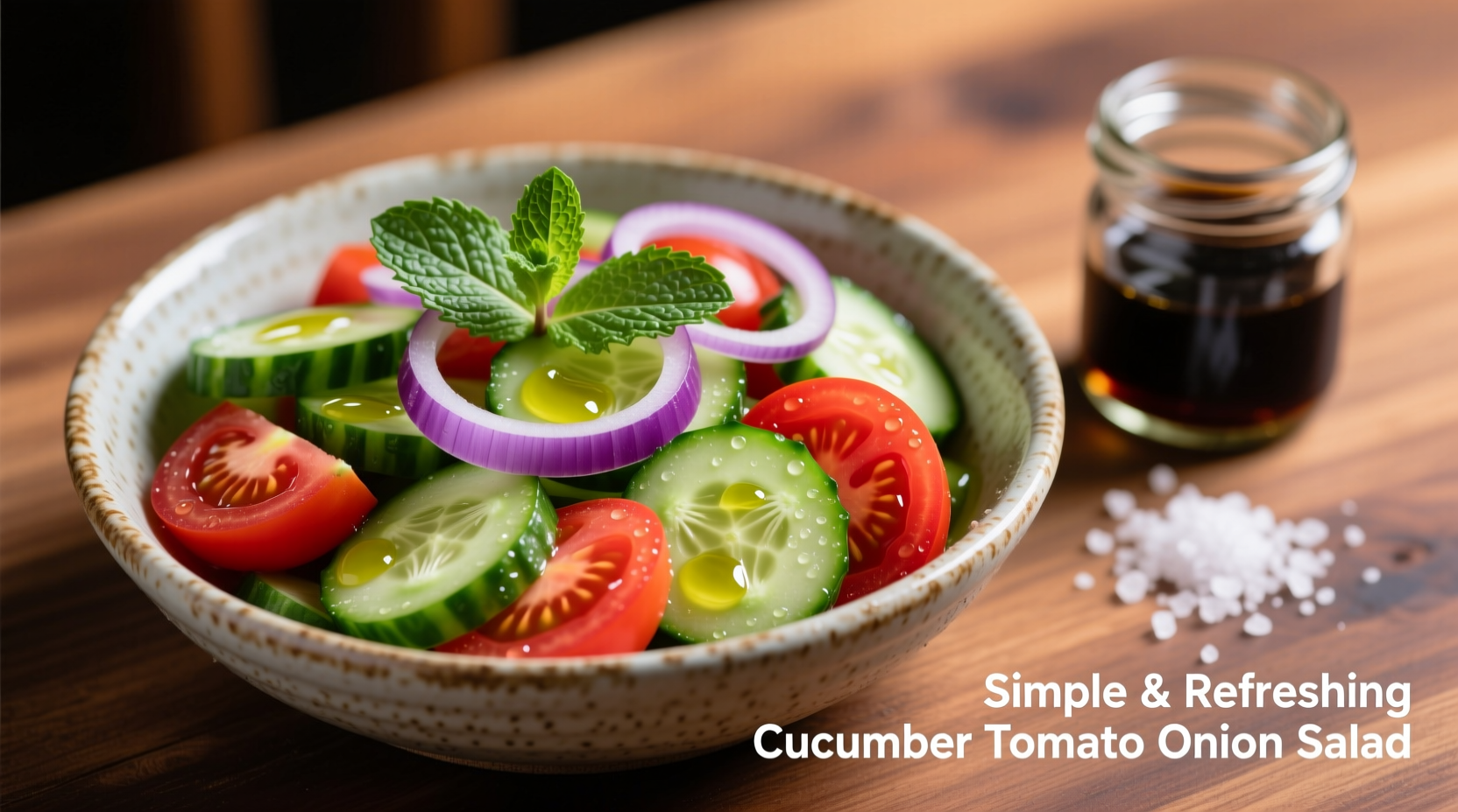 Perfect Cucumber Tomato Onion Salad Recipe in 15 Minutes