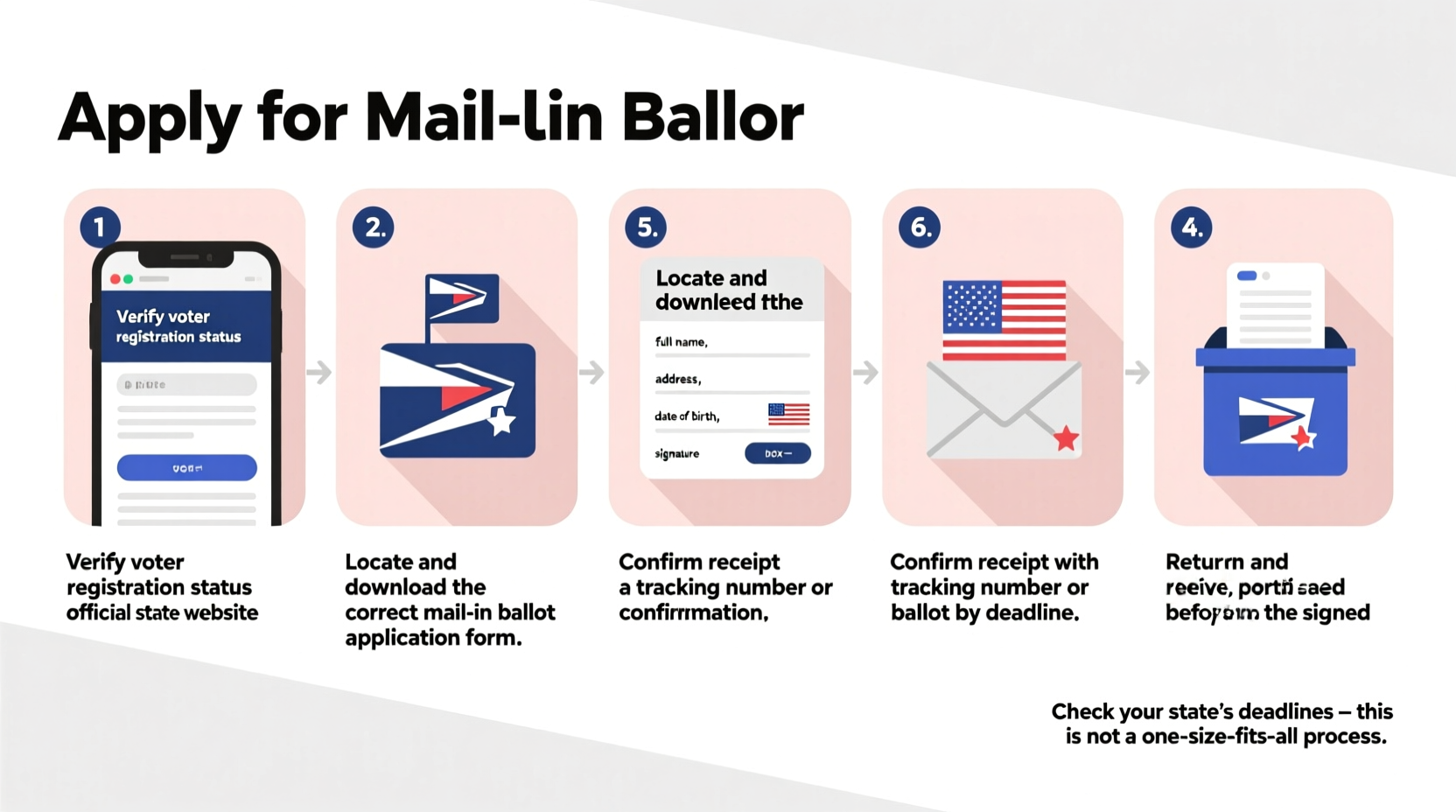 step by step guide to successfully applying for a mail in ballot what you need to know