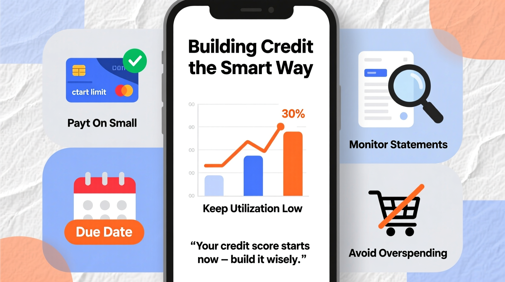 smart strategies to build and use your first credit card responsibly