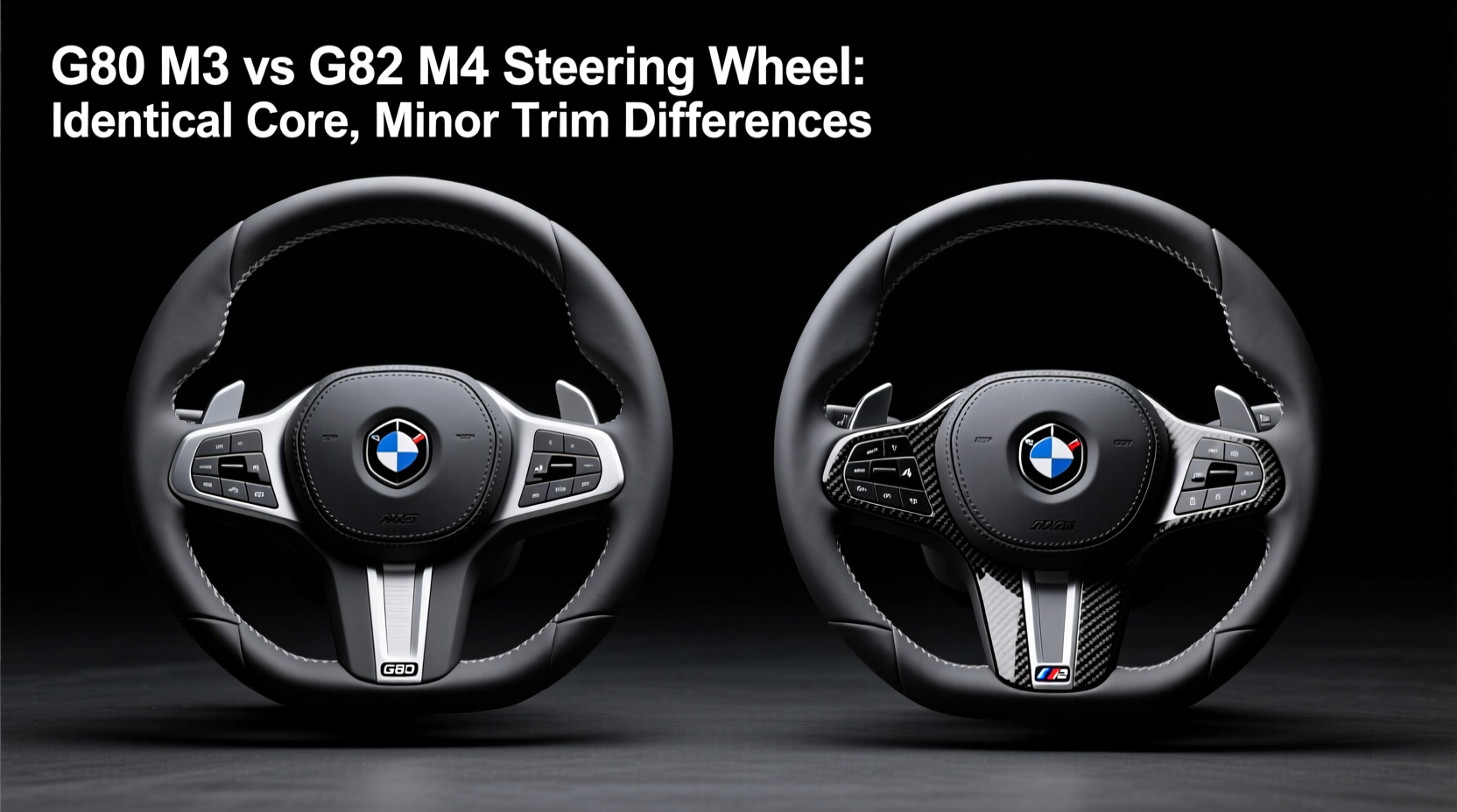 g80 m3 vs g82 m4 steering wheel