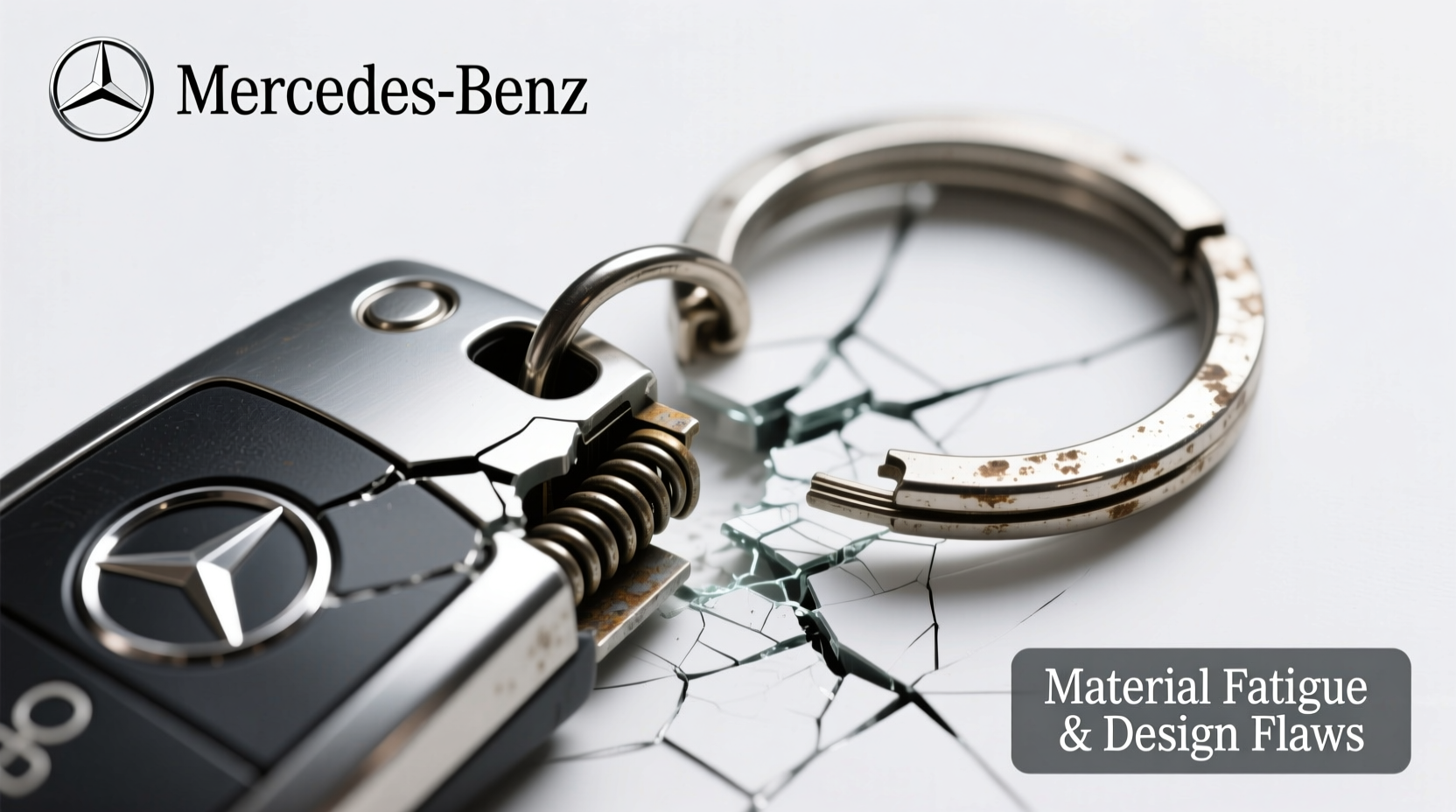 why mercedes key ring breaks