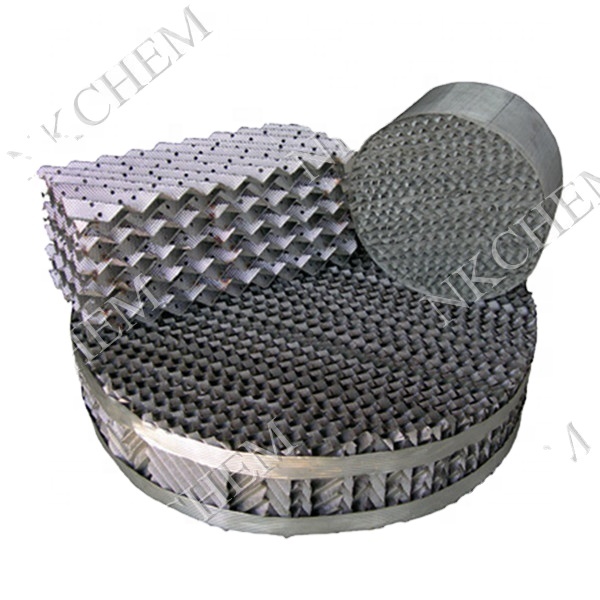 Stainless Steel Metal Structured Packing Column Packing For Distillation Column