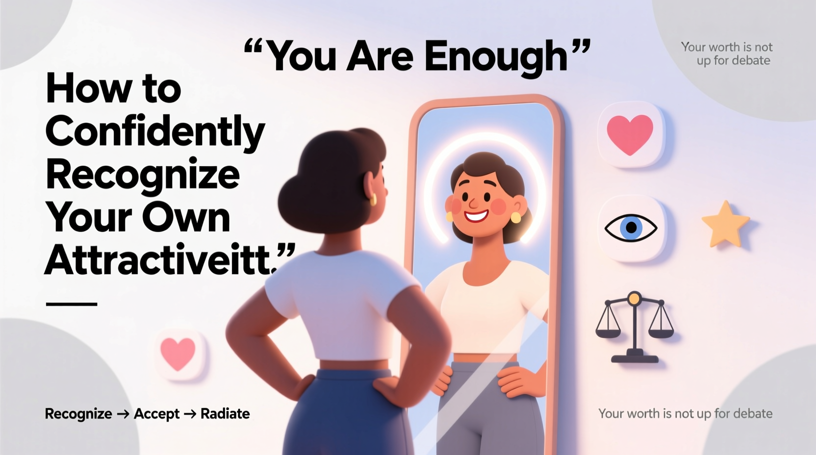 how to confidently recognize your own attractiveness a practical guide