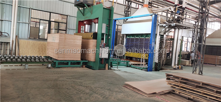 工厂制造多层三聚氰胺胶合板机/膜面胶合板热压机