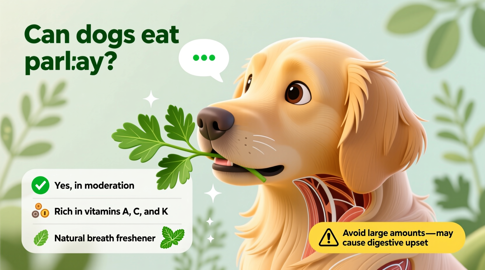 can dogs eat parsley