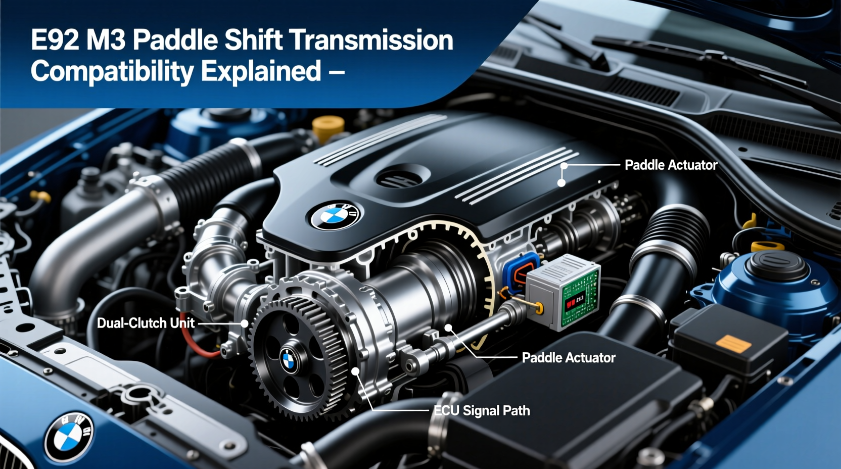 e92 m3 paddle shift transmission compatibility