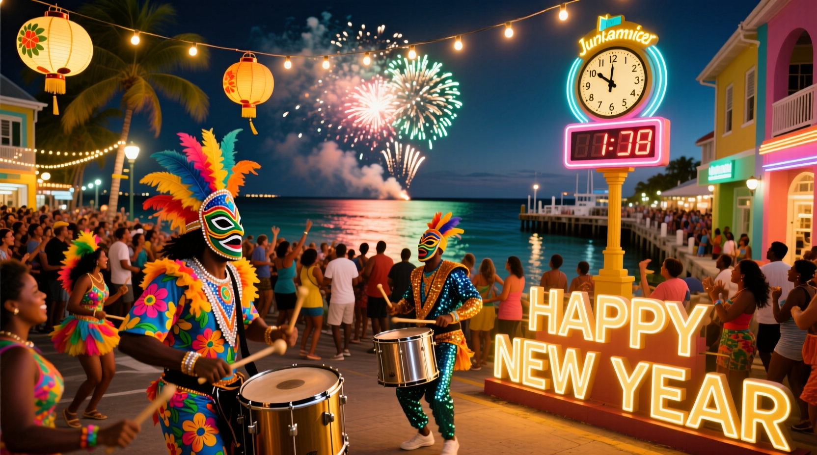 how do they celebrate new year in bahamas