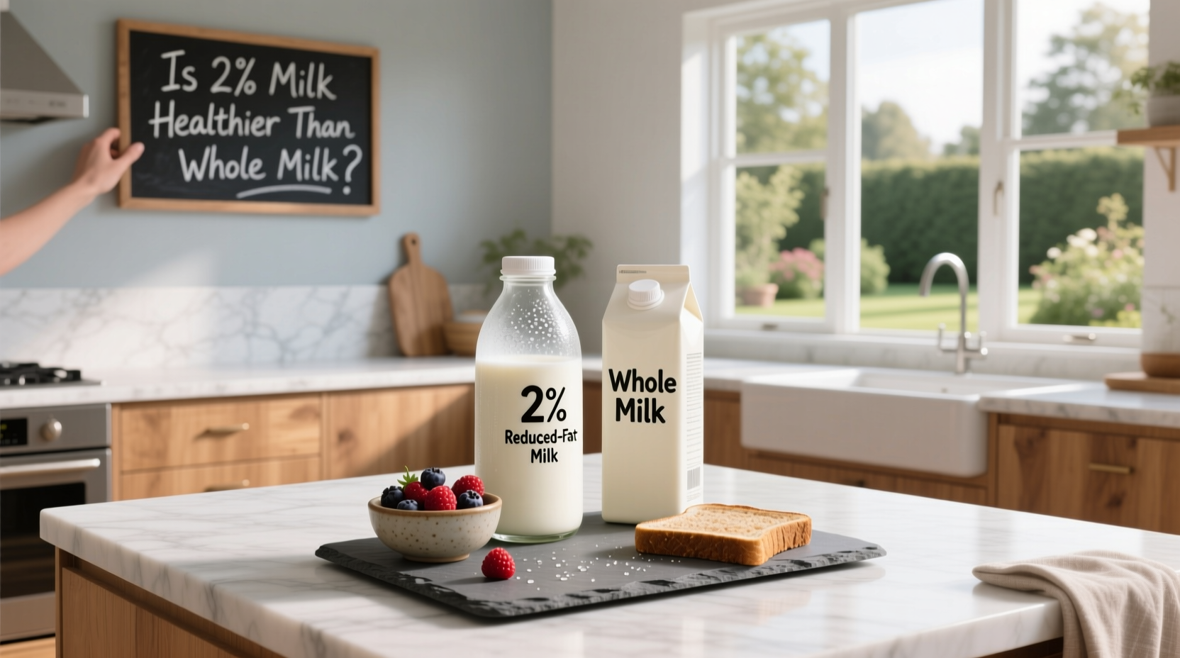 2% vs whole milk which is healthier