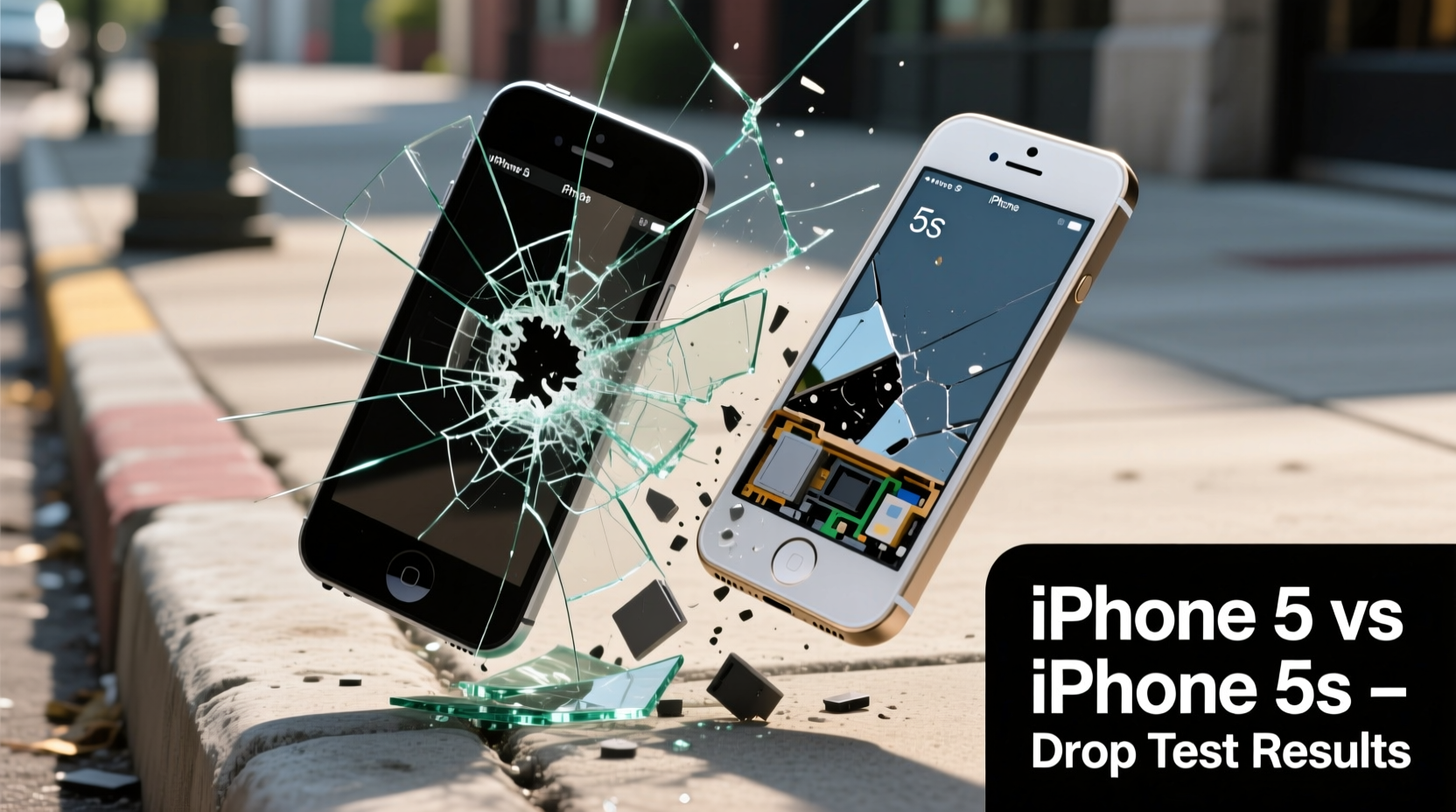 iphone 5 vs 5s which one breaks first in a real world drop test