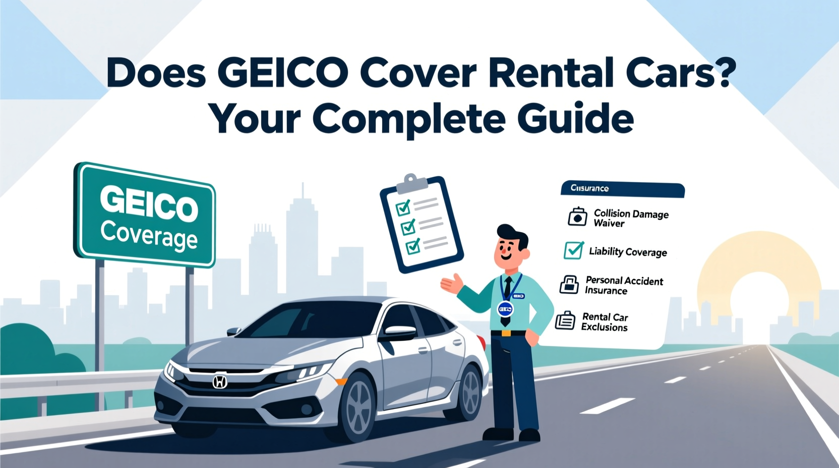 does my insurance cover rental car geico