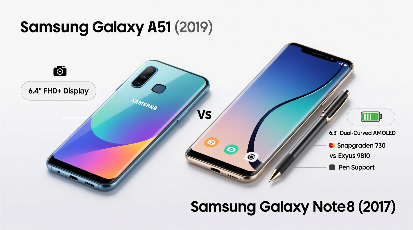 samsung a51 vs note 8 is newer really better or is the note 8 still a steal