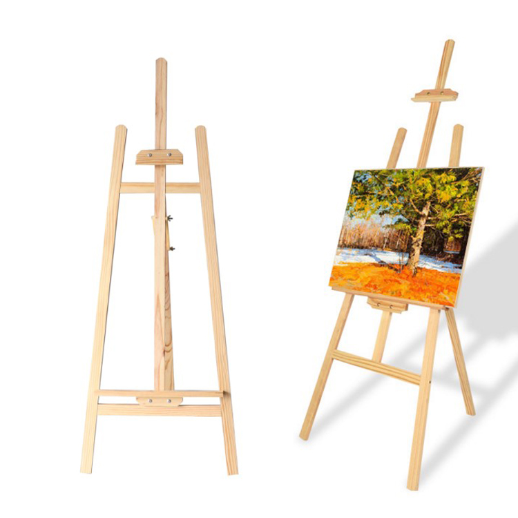 批发价格广告展示木架架kt板 - buy wood easel stand,wood easel sta