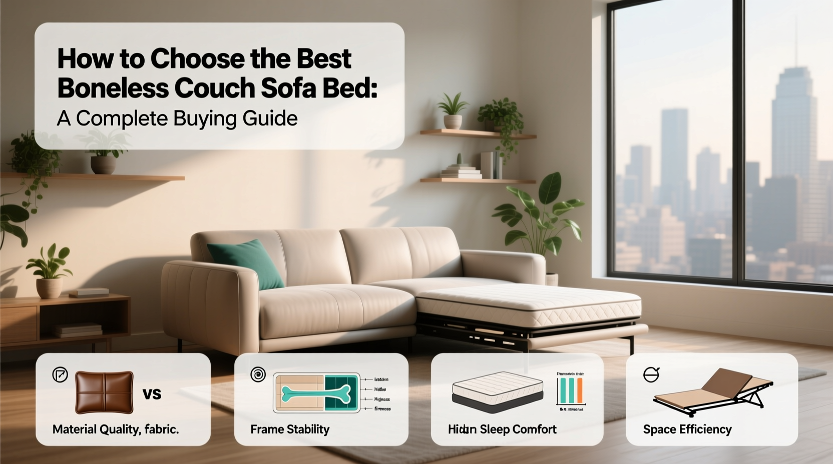 How to Choose the Best Boneless Couch Sofa Bed for Your Space