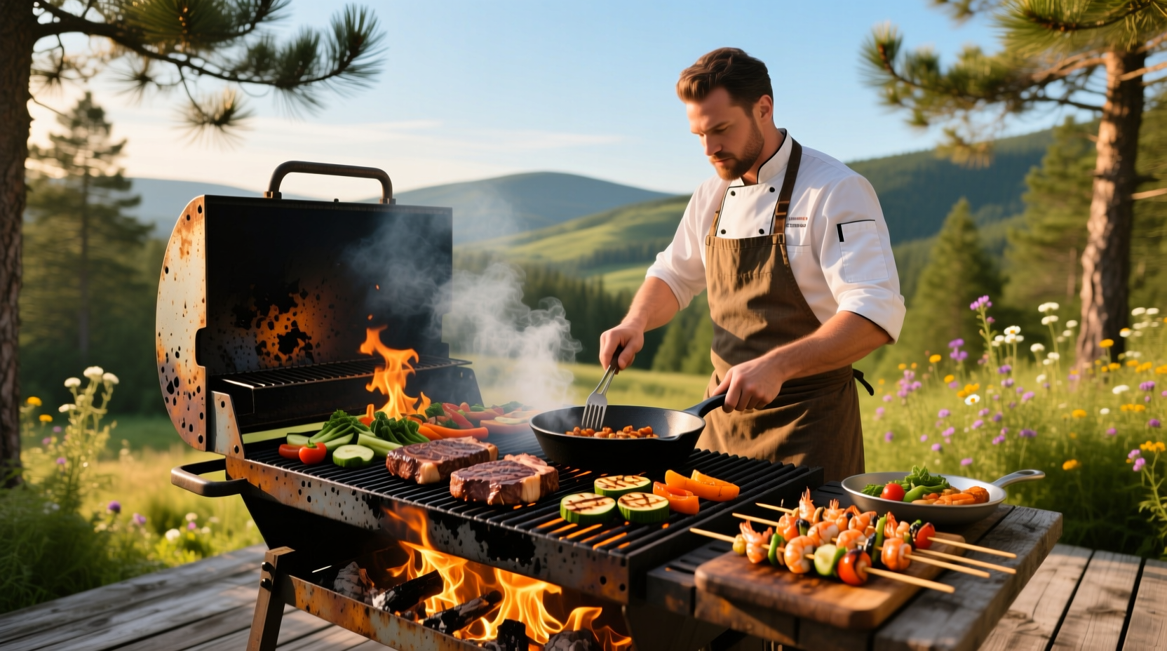 cook almost anything outdoors by using your grill as an