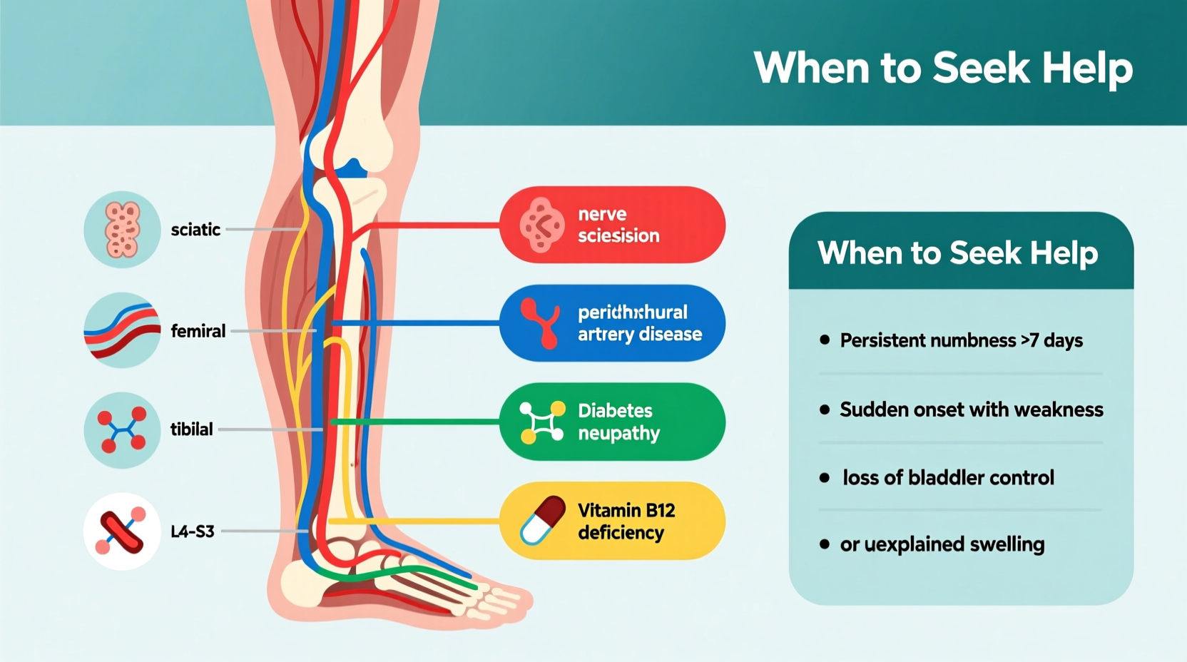 leg numbness common causes and when to seek help