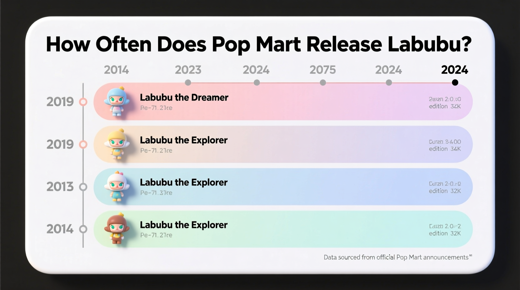 how often does popmart release labubu