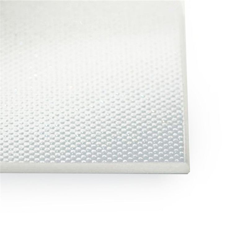 high efficiency transparent patterned solar glass panel
