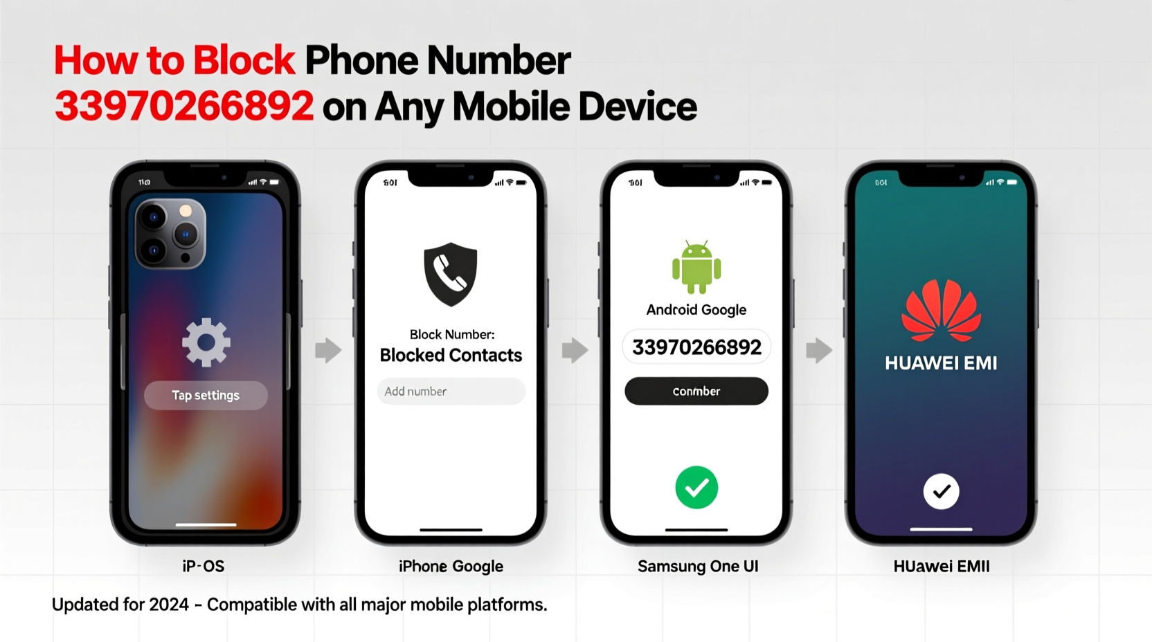 effective ways to block the phone number 33970266892 on any mobile device