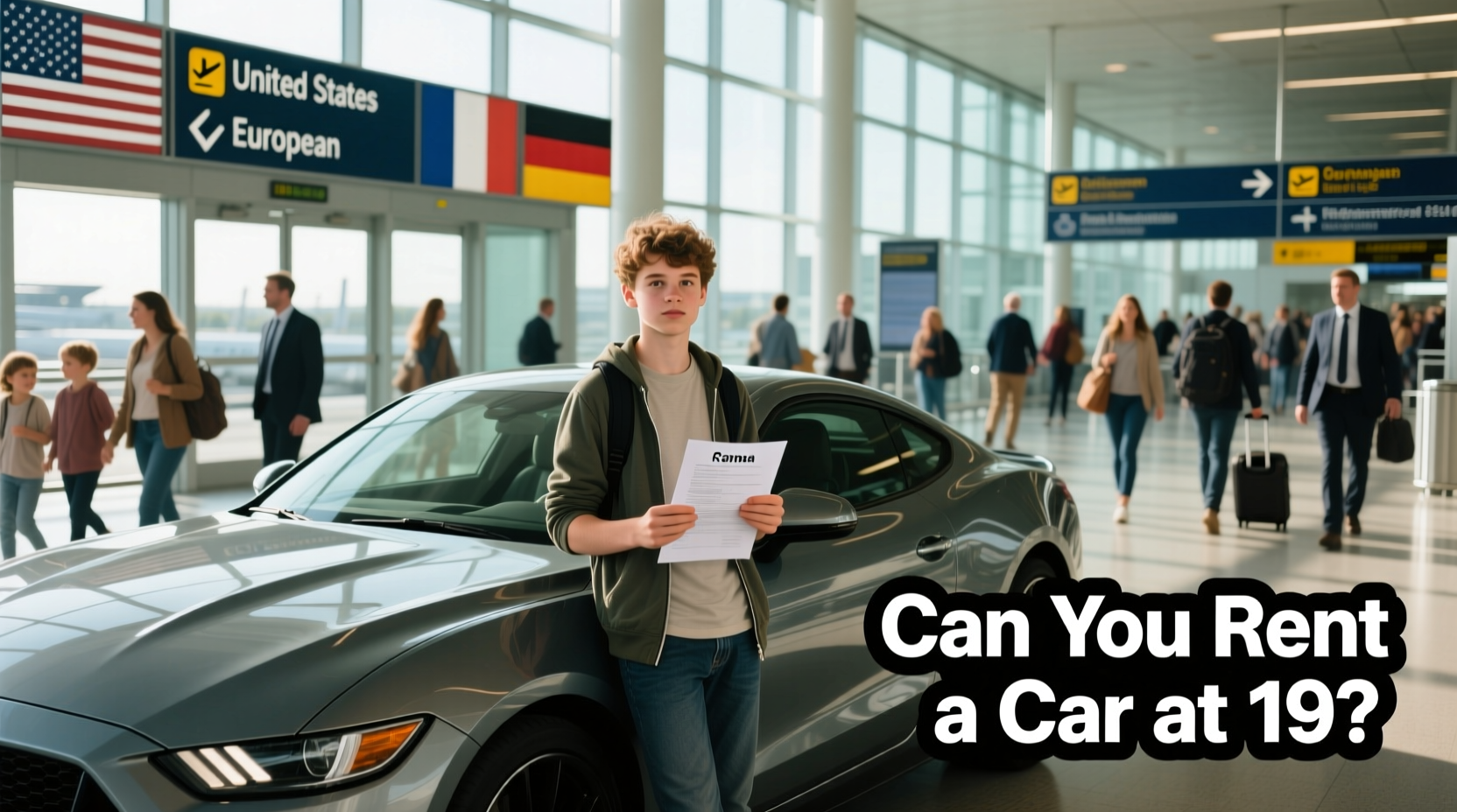 can you be 19 and rent a car
