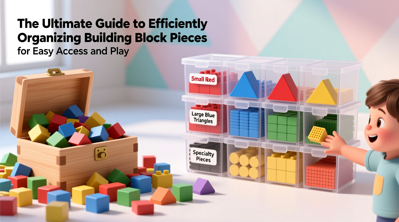 the ultimate guide to efficiently organizing building block pieces for easy access and play