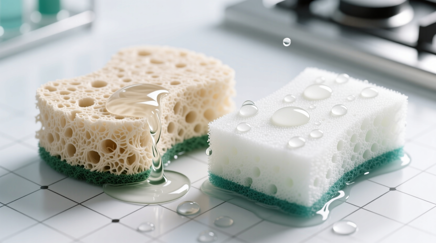 whats the difference between cellulose sponges and those other kitchen s