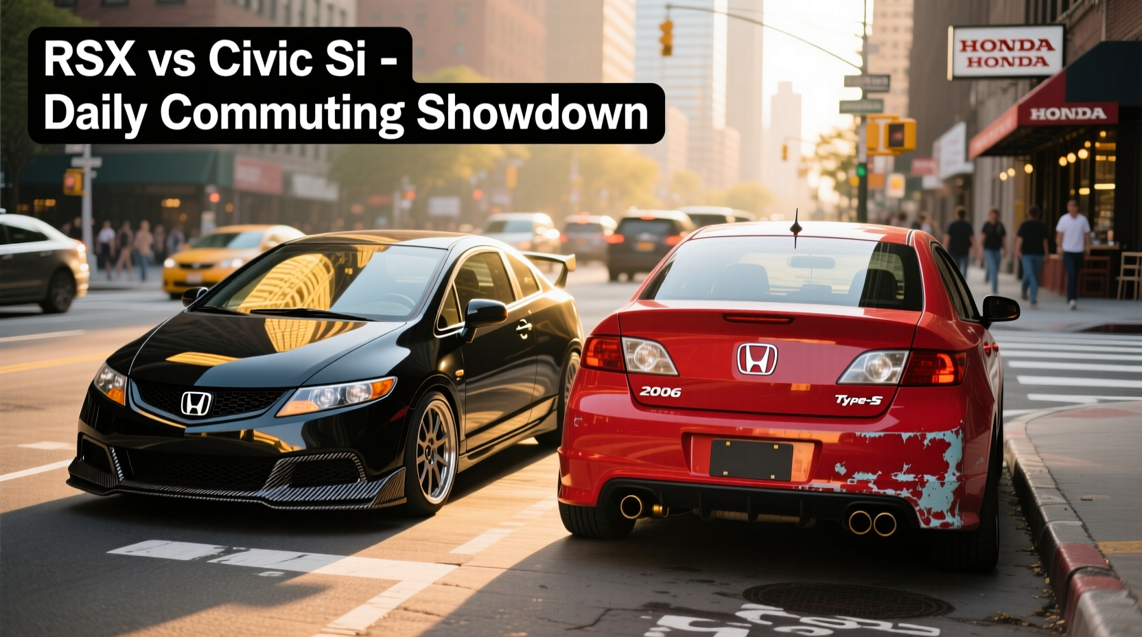 rsx vs civic si commute