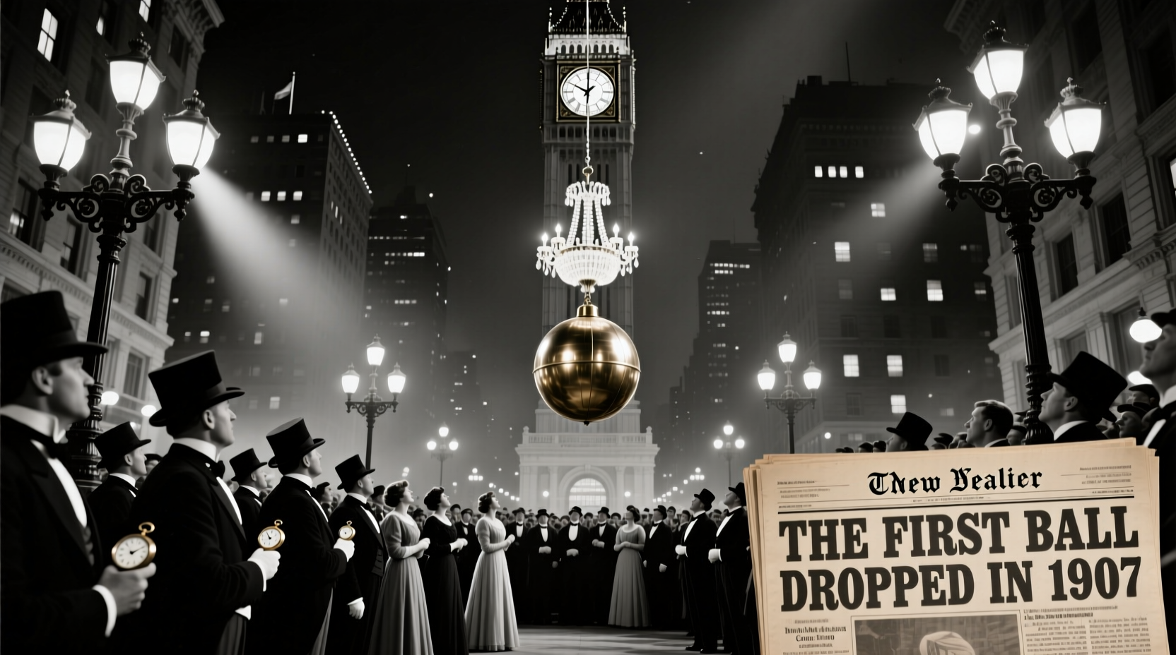 what was the first year the new year ball droped