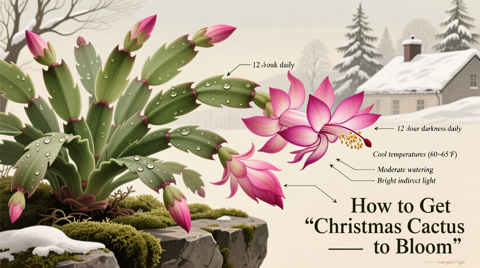 How to Get Christmas Cactus to Bloom